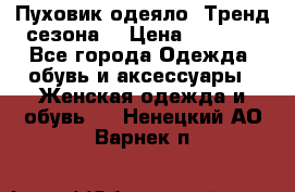 Пуховик-одеяло. Тренд сезона. › Цена ­ 3 900 - Все города Одежда, обувь и аксессуары » Женская одежда и обувь   . Ненецкий АО,Варнек п.